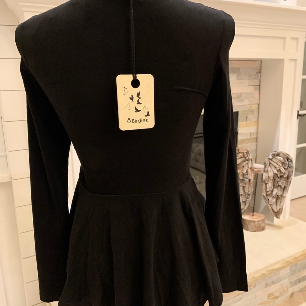 Birdies beautiful suede black top - Picture 3 of 3